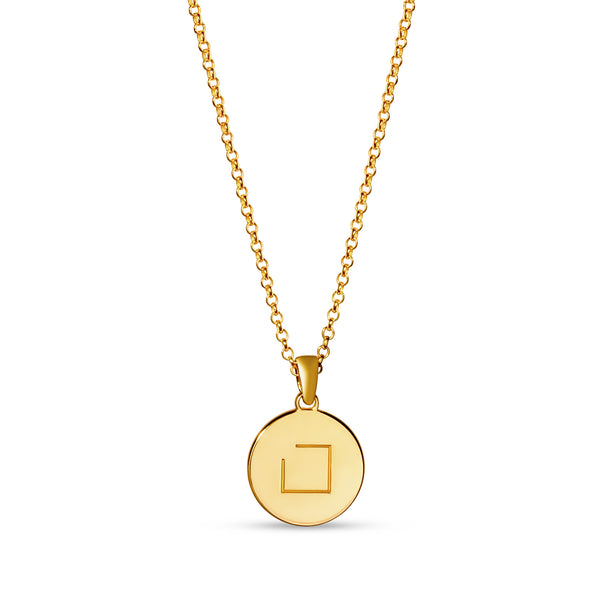 DIVERGENT NECKLACE - GOLD PLATED